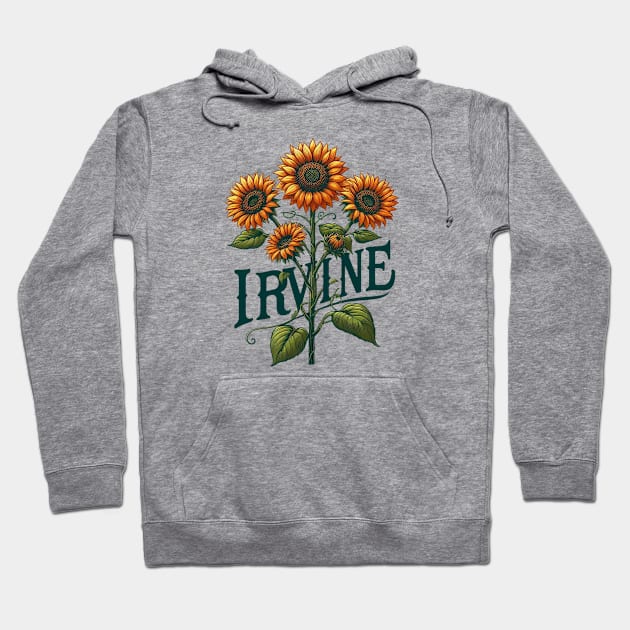 Irvine Sunflower Hoodie by Americansports